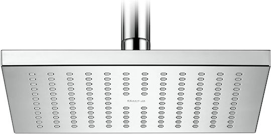 Roca Plastic Square Showerhead Silver 20x20cm
