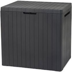 Keter Polypropylene Outdoor Storage Box 110lt Anthracite 58x44x55cm