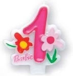 Procos Barbie Birthday Candle Number in Pink Color 84200