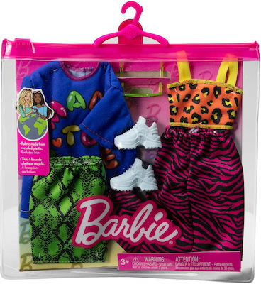 Barbie Vibrant Fashion & Accessory Clothes for Dolls for 3++ Years (Various Designs/Assortments of Designs) 1pc