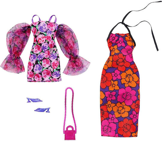 Barbie Floral-Themed Fashion & Accessory Дрехи за кукли за 3+ години+ години