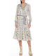 Summer Midi Shirt Dress Beige