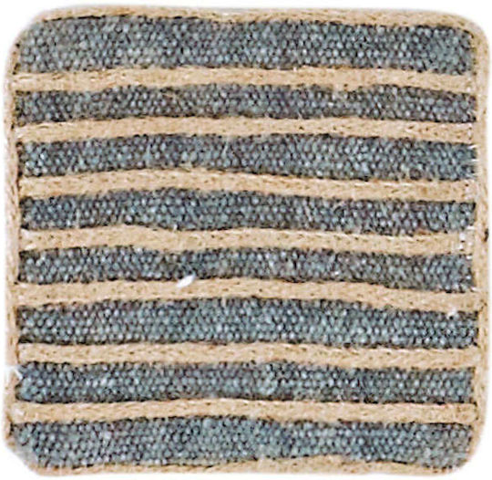 Kentia Coaster 231 Σουβέρ Υφασμάτινο Μπλε 10x10cm 4τμχ