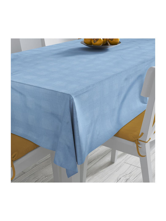 Dimcol Cotton Tablecloth Sky Blue 140x200cm