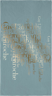 Guy Laroche Velour Printed Πετσέτα Θαλάσσης Βαμβακερή Raf 175x100εκ.