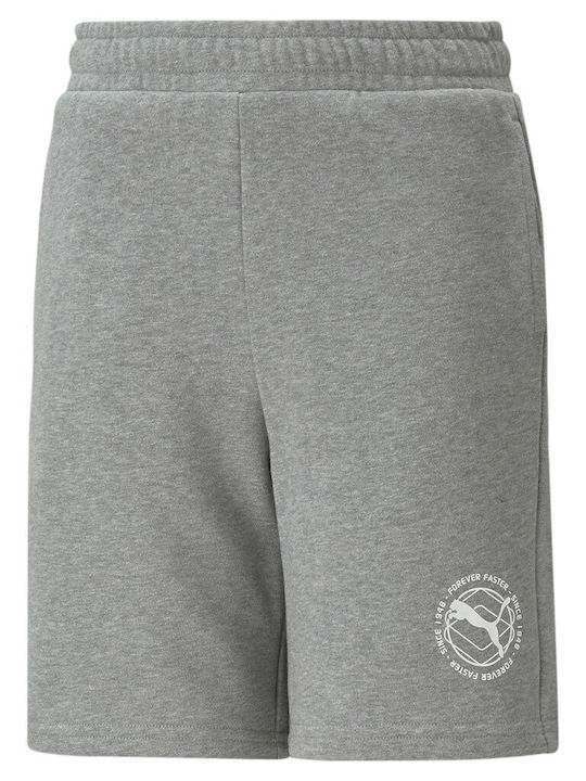 PUMA Sportliche Kinder-Shorts/Bermudas Active Gray