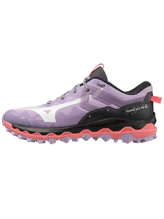 Mizuno Wave Mujin 9 Γυναικεία Αθλητικά Παπούτσια Running Lilac / White / Sun Kissed Coral