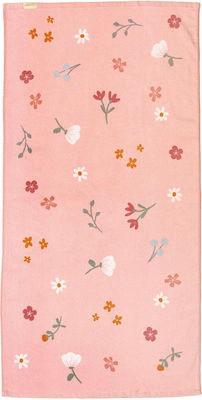 Little Dutch Flowers & Butterflies Kinder-Strandtuch Rosa 120x60cm LD125117