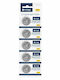 Platinet Батерии Литий За часовници CR2025 3V 5бр
