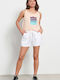 Women's Sporty Shorts White