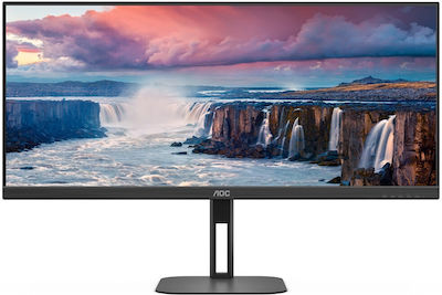 AOC U34V5C Ултраширок VA Монитор 34" QHD 3440x1440 с Време за Реакция 4мс GTG