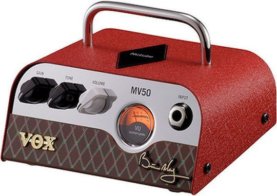 Vox MV50 Brian May Λαμπάτη Κεφαλή Ηλεκτρικής Κιθάρας 50W Κόκκινη