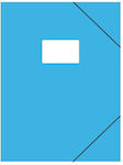 Next Folder with Rubber Band for Paper A4 Light Blue 03416-15---3