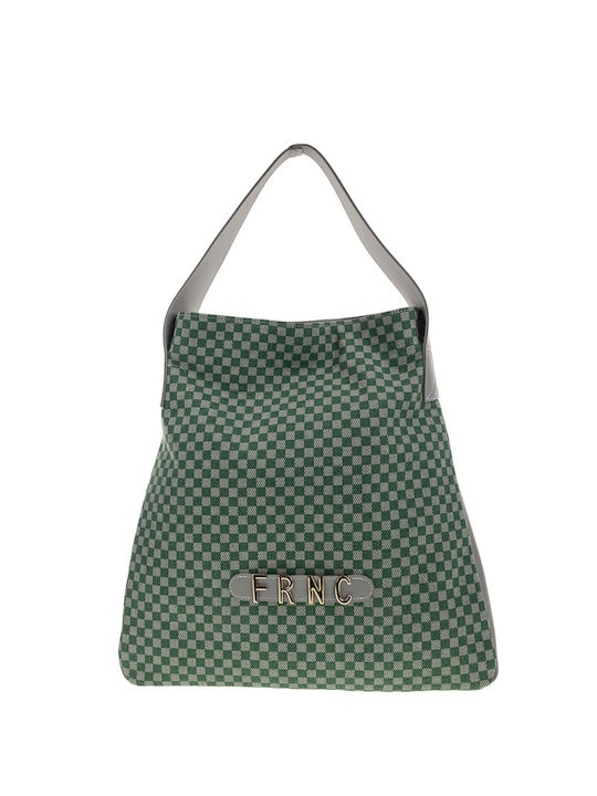 FRNC Leather Women's Bag Shoulder Green