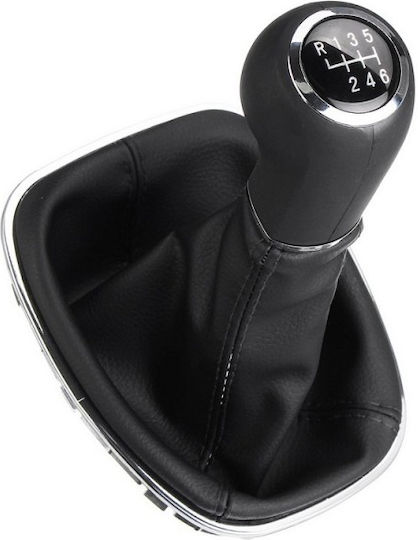 6 Shift Knob with Bubble for Opel Corsa 2006-2015 Black