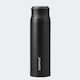 Uzspace Bottle Thermos Stainless Steel 500ml Black with Mouthpiece