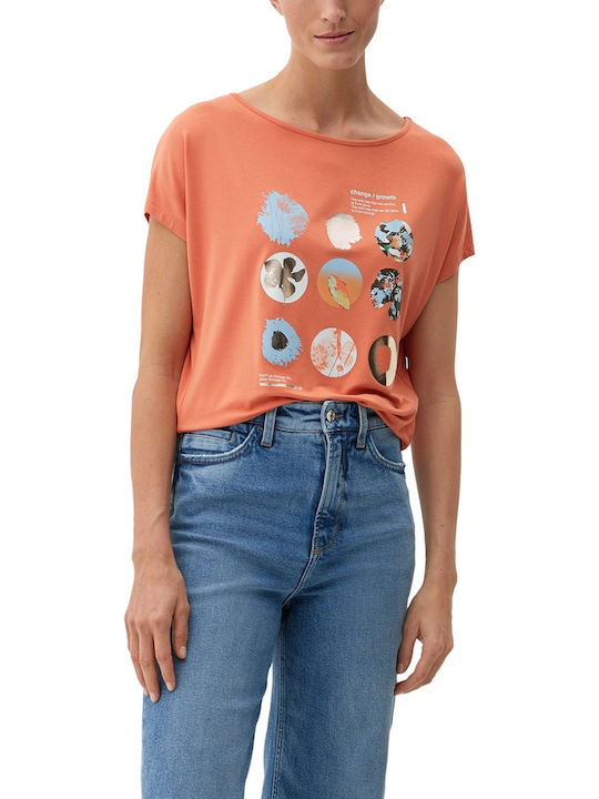 s.Oliver Women's T-shirt Orange