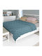 Dimcol Blanket Pique Queen 220x250cm. Petrol Blue