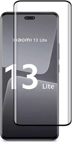 Vivid Curved 3D Закалено стъкло за цялото лице Черен (Xiaomi 13 Lite)
