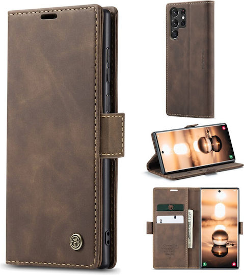 Caseme 013 Series Wallet Synthetic Leather Brown (Galaxy S23 Ultra)