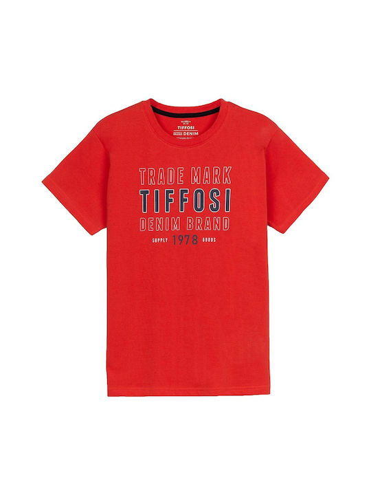 Tiffosi Kids T-shirt Red