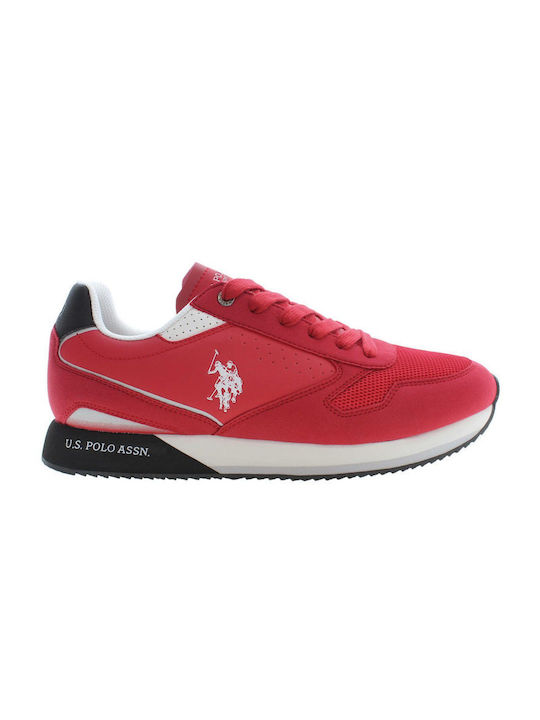 U.S. Polo Assn. Ανδρικά Sneakers Κόκκινα