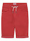 Kinder-Shorts/Bermudas Stoff JOE Rot