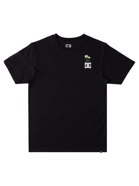 DC T-shirt Bărbătesc cu Mânecă Scurtă Negru