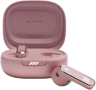 JBL Live Flex Earbud Bluetooth Handsfree Earphones with Sweat Resistance and Charging Case Pink