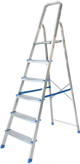 Pankoskal Scară Aluminiu cu 6+1 Trepte 215buc