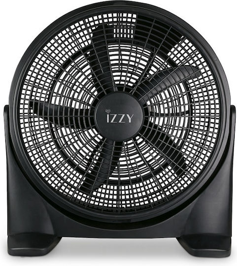 Izzy IZ-9034 Box Fan 100W Διαμέτρου 50cm Μαύρο