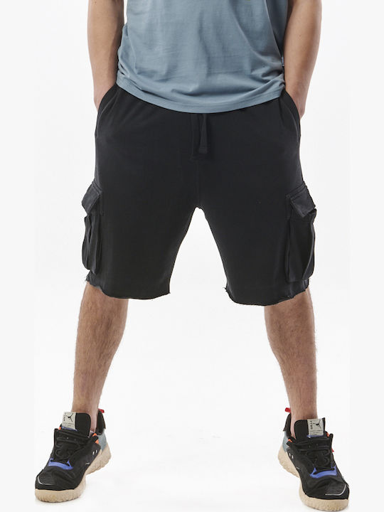 Body Action 033322 Herrenshorts Cargo Schwarz