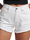 Superdry Women's Jean Shorts White