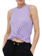 DKNY Women's Summer Blouse Sleeveless Purple
