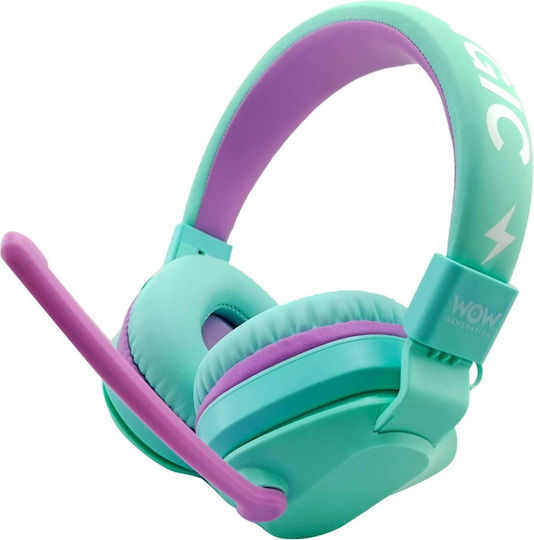 WOW Generation WOW00026 Wireless On Ear Multimedia Headphone with Microphone Bluetooth Multicolour