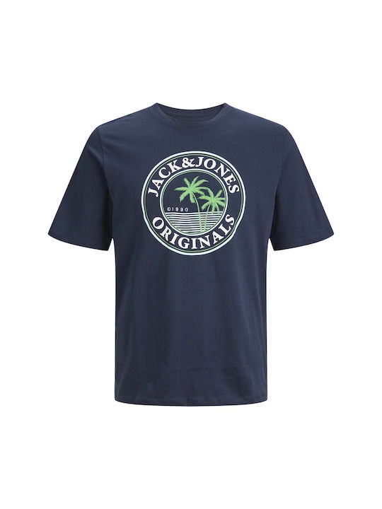 Jack & Jones Παιδικό T-shirt Navy Μπλε