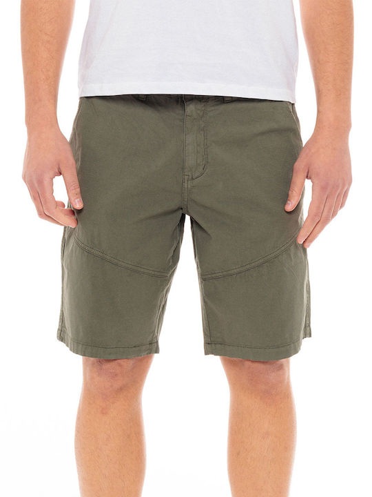 Biston K Men's Chino Monochrome Shorts Khaki