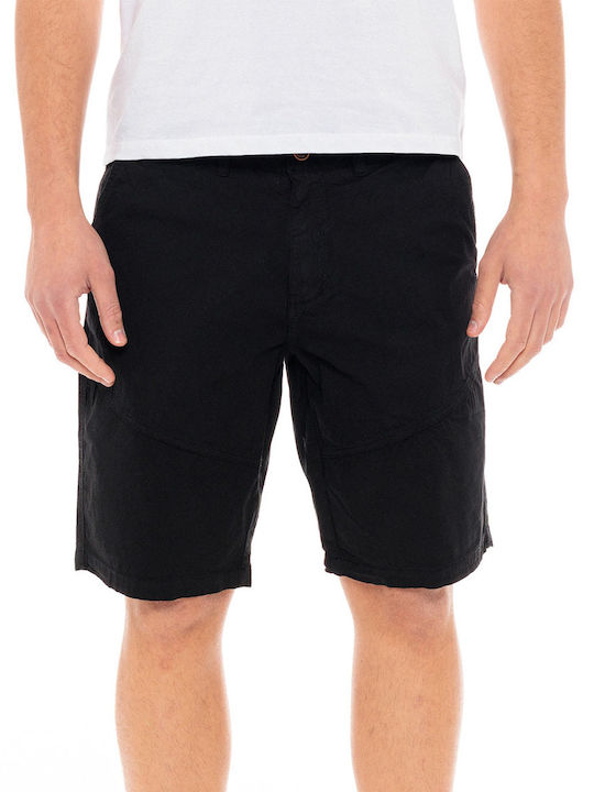 Biston B Men's Chino Monochrome Shorts Black