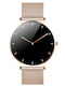 Vogue Astrea Stainless Steel 43mm Smartwatch με Παλμογράφο (Ροζ Χρυσό)