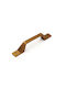 Koulikidis C0019 Antique Handle Furniture Flush Handle made of Metallic Copper with Center Distance 192mm 1pcs