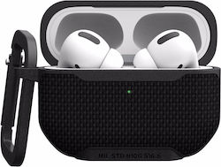 UAG Metropolis Ballistic Armr Pro Hülle Silikon mit Haken in Schwarz Farbe für Apple AirPods Pro 2 UAG Metropolis Ballistic Armr Pro Hülle Silikon mit Haken in Schwarz Farbe für Apple AirPods Pro 2
