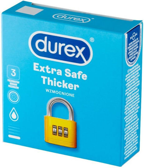 Durex Кондоми Extra Safe Thicker 3бр