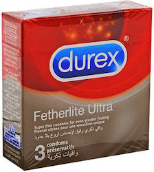 Durex Προφυλακτικά Fetherlite Ultra Λεπτά 3τμχ
