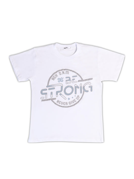 Nek Kids Wear T-shirt Λευκό