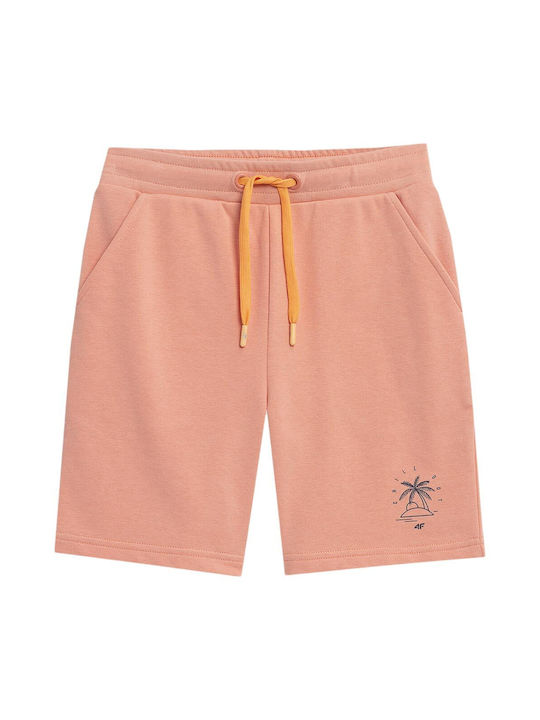 4F Kids Athletic Shorts/Bermuda Orange