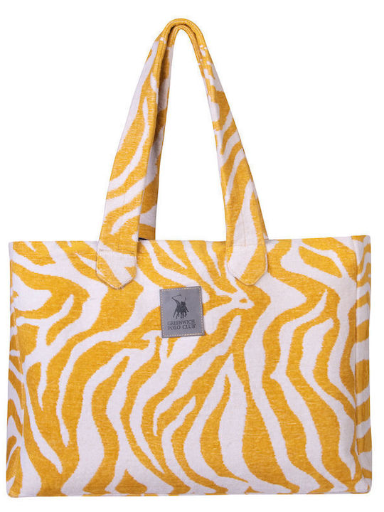 Greenwich Polo Club Stoff Strandtasche Gelbe