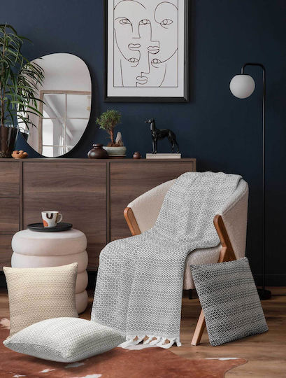Madi Throws & Couch Blankets Double Sofa 190x250cm Gray