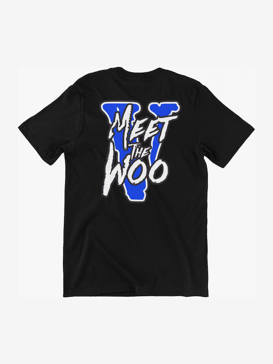 T-shirt Studio Pop Smoke Meet The Woo T-shirt Black Meet The Woo V