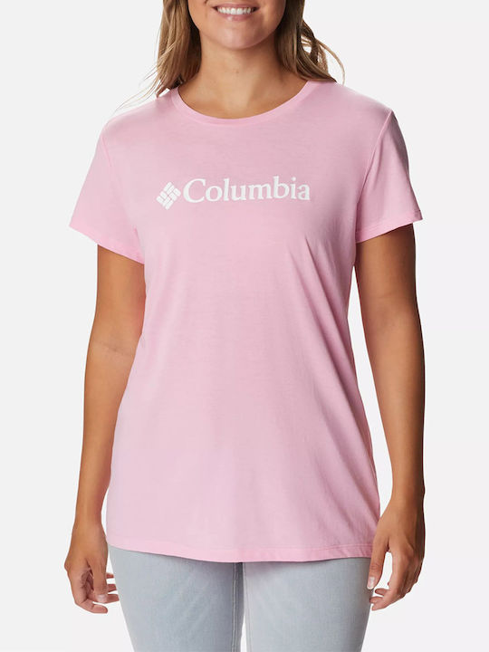 Columbia Trek Γυναικείο T-shirt Ροζ