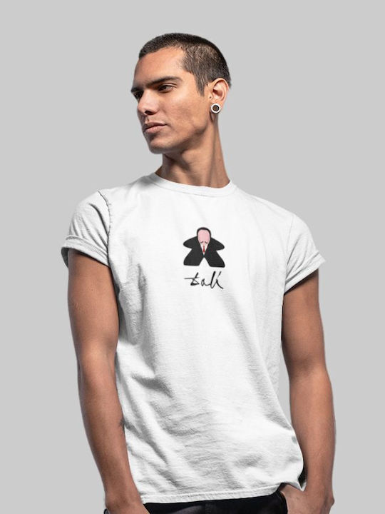 Dali Meeple T-Shirt - WEISS